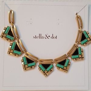 Stella & Dot "Zia" Reversible Gold Chain Necklace